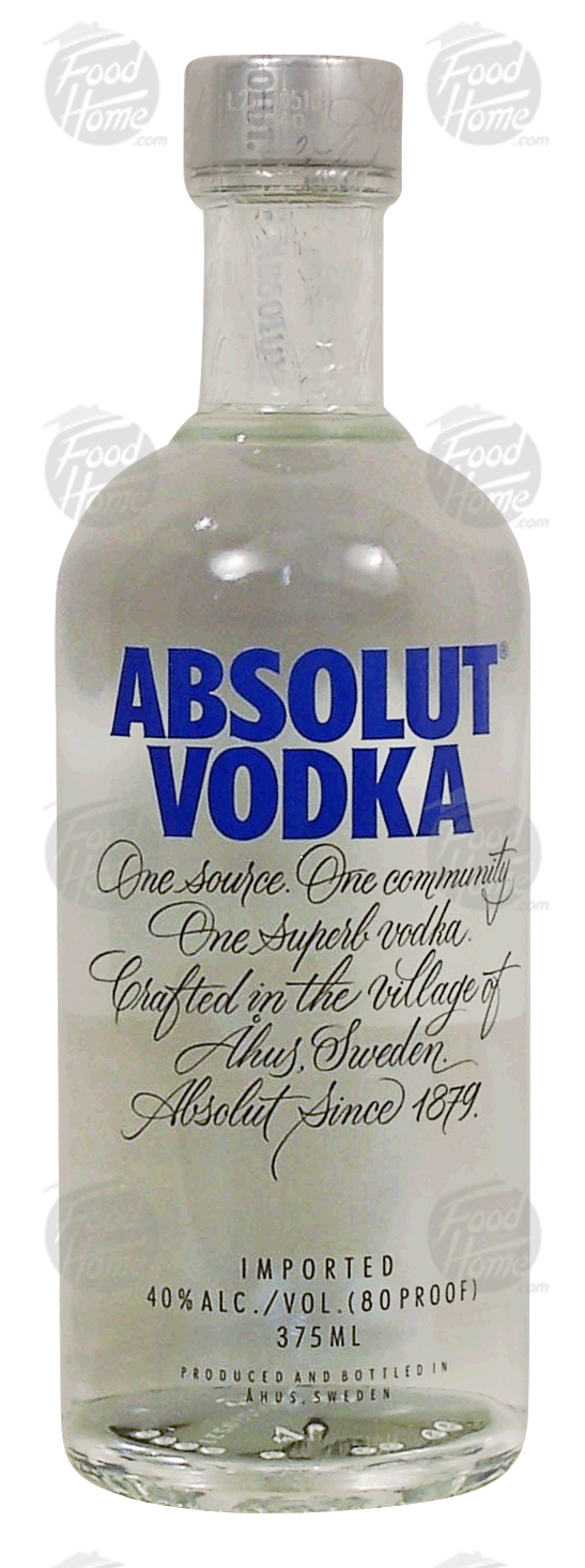 Absolut  vodka, 40% alc. by vol. Full-Size Picture